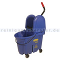 Reinigungswagen Rubbermaid WaveBrake mit Kombipresse Blau