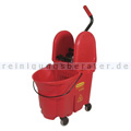 Reinigungswagen Rubbermaid WaveBrake mit Kombipresse Rot