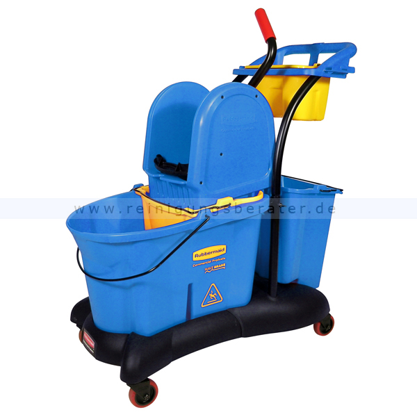 Reinigungswagen Rubbermaid WaveBrake Wischerwagen Blau