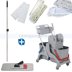 Reinigungswagen Set Bayersan Magnet 40 cm & Korb