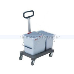 Reinigungswagen Vileda mit 1 x 25 L und 1 x 10 L Eimer