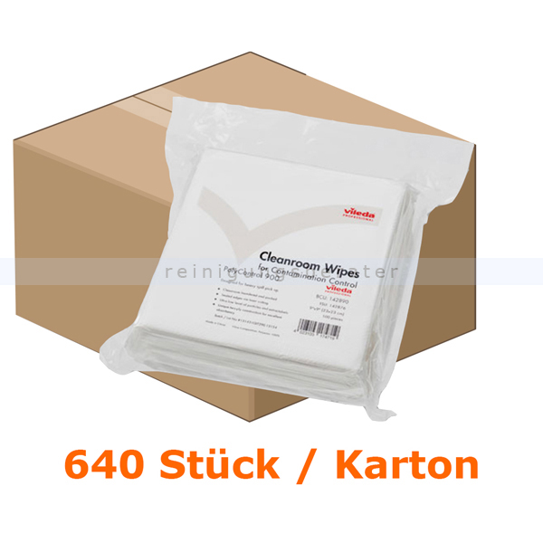 Reinraum Tücher Vileda PolyControl 900, 30,5 x 30,5 cm