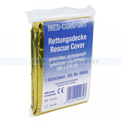 Rettungsdecke Ampri Med Comfort gold-silber