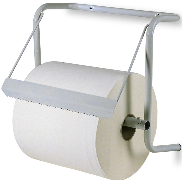 bis 31cm Wandhalter für Putzrollen Putztuchrollen-Halter mit Abreißschiene 