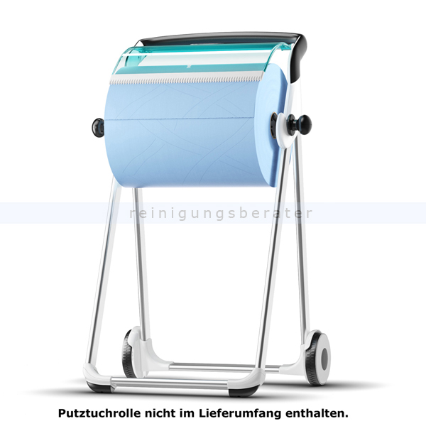 Rollenhalter Tork für Putztuchrolle Bodenständer weiß/türkis