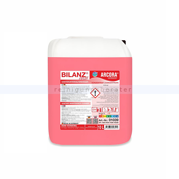 Sanitärreiniger Arcora Bilanz Fresh 10 L mit Frischeduft