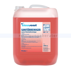 Sanitärreiniger Cleanscout 10 L kennzeichnungsfrei