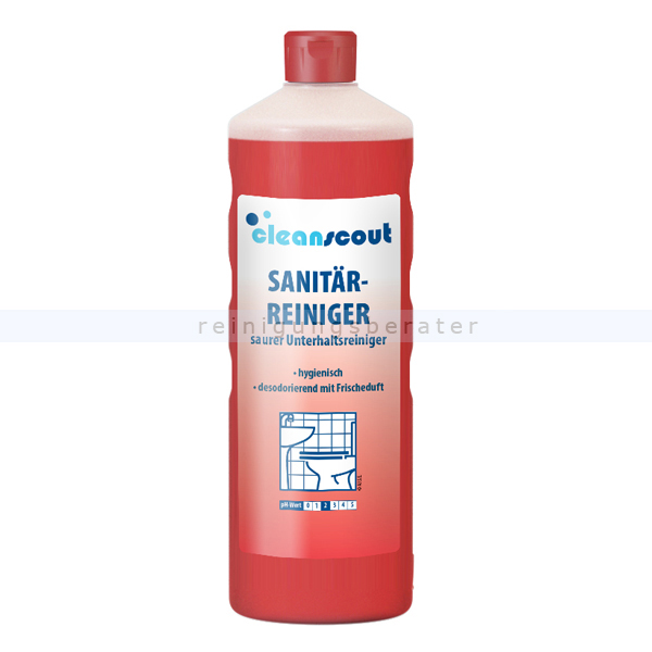 Sanitärreiniger Cleanscout 1 L kennzeichnungsfrei
