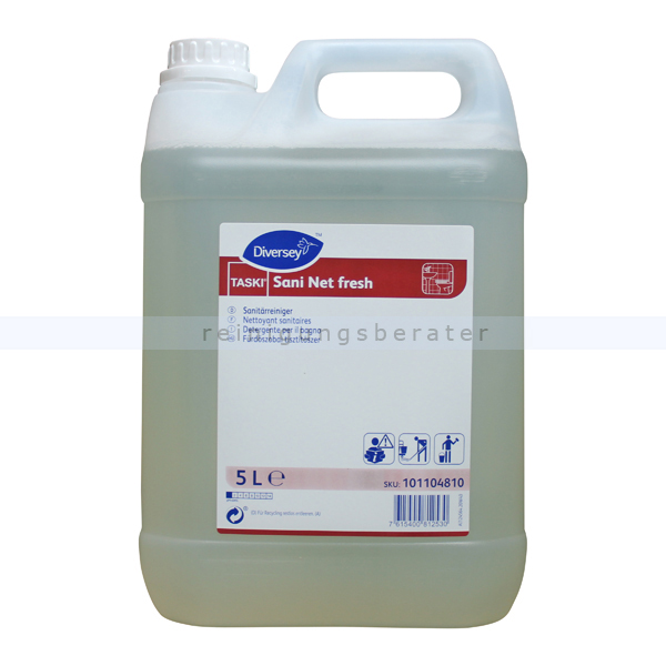 Sanitärreiniger Diversey Taski Sani Net Fresh 5 L