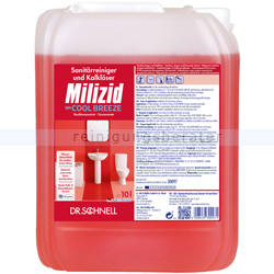 Sanitärreiniger Dr. Schnell Milizid Cool Breeze 10 L