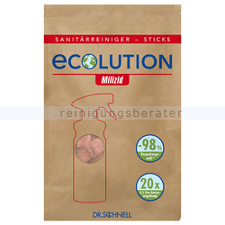 Sanitärreiniger Dr. Schnell Milizid Ecolution 20er Sticks