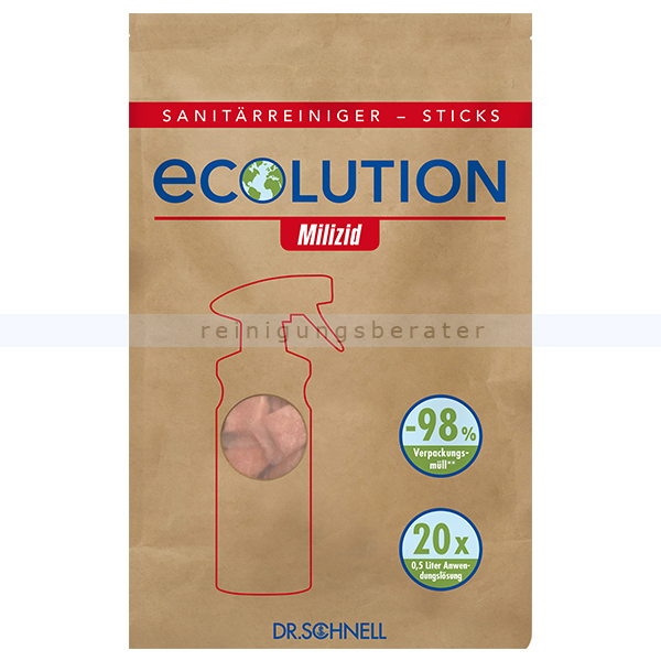 Sanitärreiniger Dr. Schnell Milizid Ecolution 20er Sticks
