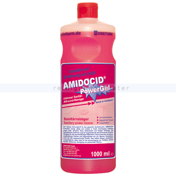 Sanitärreiniger Dreiturm Amidocid PowerGel 1 L