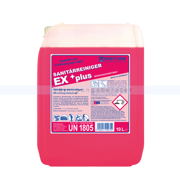 Sanitärreiniger Dreiturm EX Plus 10 L
