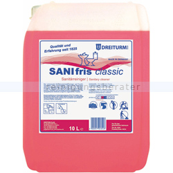 Sanitärreiniger Dreiturm Sanifris classic 10 L