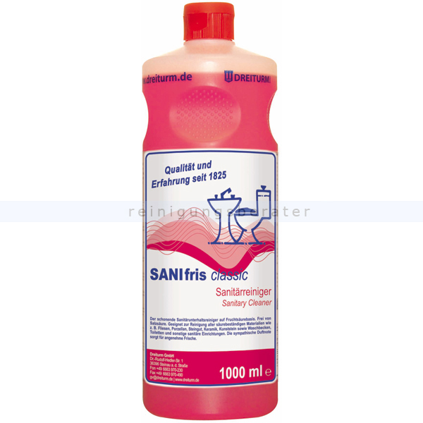 Sanitärreiniger Dreiturm Sanifris classic 1 L