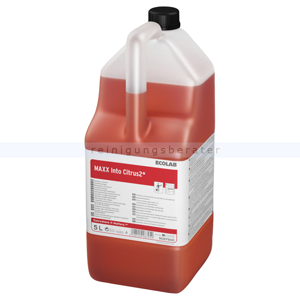 Sanitärreiniger Ecolab Maxx Into Citrus 2 5 L
