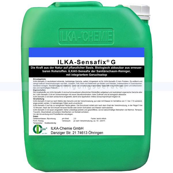 Sanitärreiniger ILKA Sensafix G 10 L