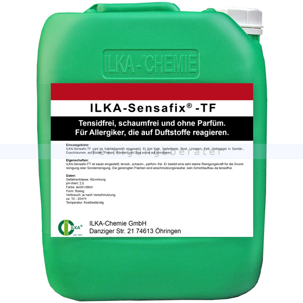 Sanitärreiniger ILKA Sensafix TF 10 L