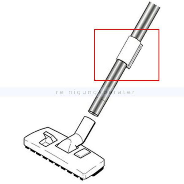Saugrohr Cleanfix Gleitklemme