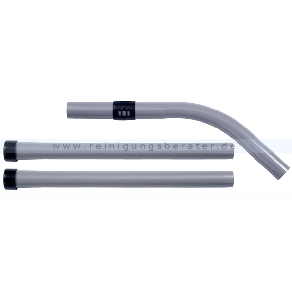 Numatic Saugrohr Rohr Mittelstück Saugrohrbogen 3-teiliges Set D=38 mm Edelstahl 