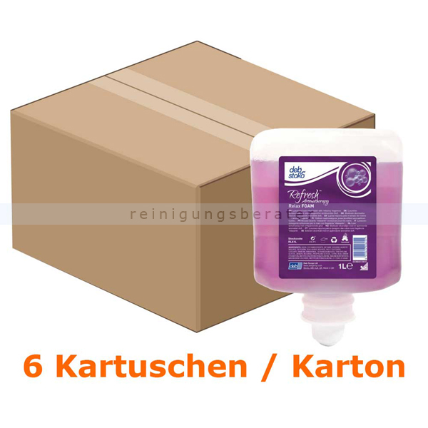 Schaumseife Stoko Refresh Relax FOAM 1 L, cremig