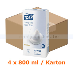 Schaumseife Tork Luxury Soft Foam Soap 4x800 ml Karton
