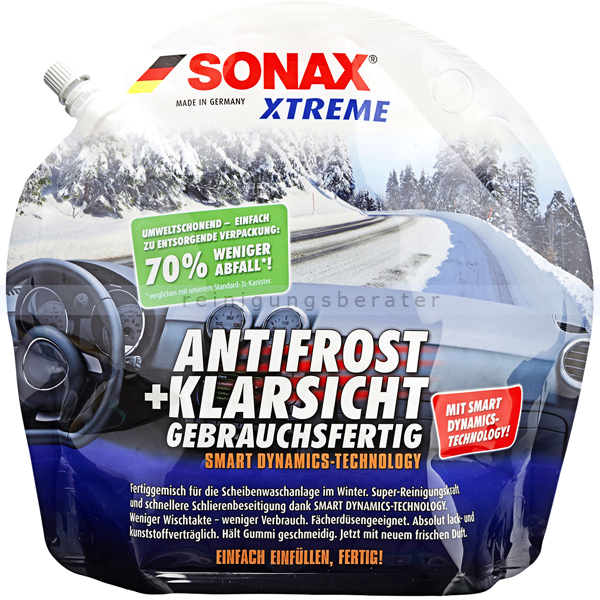 SONAX AntiFrost & Klarsicht gebrauchsfertig 3 Liter Beutel