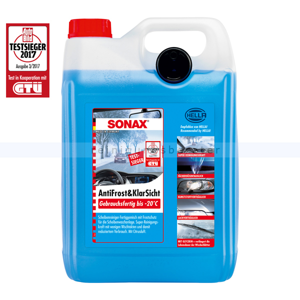 15 Liter SONAX 332505 Scheiben Frostschutz ANTIFROST & KLARSICHT