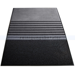 Schmutzfangmatte Miltex Eazycare Zone schwarz-grau 120x190 cm