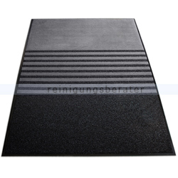 Schmutzfangmatte Miltex Eazycare Zone schwarz-grau 67x150 cm