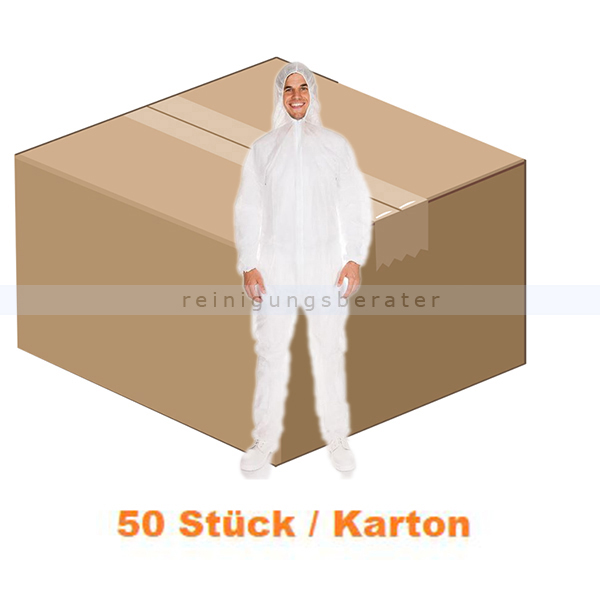 Schutzanzug HygoBase Overall Strong PP-Vlies weiß XXL