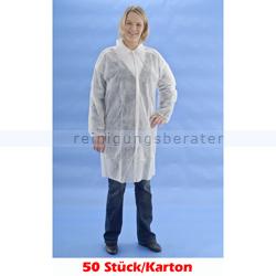 Schutzkittel Ulith PP-Besuchermantel weiß XL