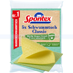 Schwammtuch Spontex Classic PEFC 18 x 25 cm 5er Pack