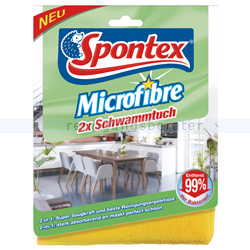 Schwammtuch Spontex Microfibre Schwammtuch 2er Pack