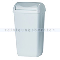 Schwingdeckeleimer Abfallbehälter Kunststoff 43 L weiß