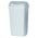 Zusatzbild Schwingdeckeleimer Abfallbehälter Kunststoff 43 L weiß