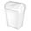 Zusatzbild Schwingdeckeleimer Abfallbehälter Kunststoff 43 L weiß