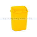 Schwingdeckeleimer Bora Abfallbehälter 15 L gelb