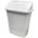 Zusatzbild Schwingdeckeleimer Bora Abfallbehälter 15 L weiß