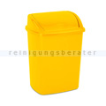 Schwingdeckeleimer Bora Abfallbehälter 26 L gelb