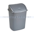 Schwingdeckeleimer Bora Abfallbehälter 26 L grau