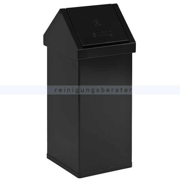 Schwingdeckeleimer Carro-Swing 110 L schwarz