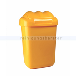 Schwingdeckeleimer Fala aus Kunststoff 15 L, gelb