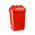 Zusatzbild Schwingdeckeleimer Fala aus Kunststoff 15 L, rot