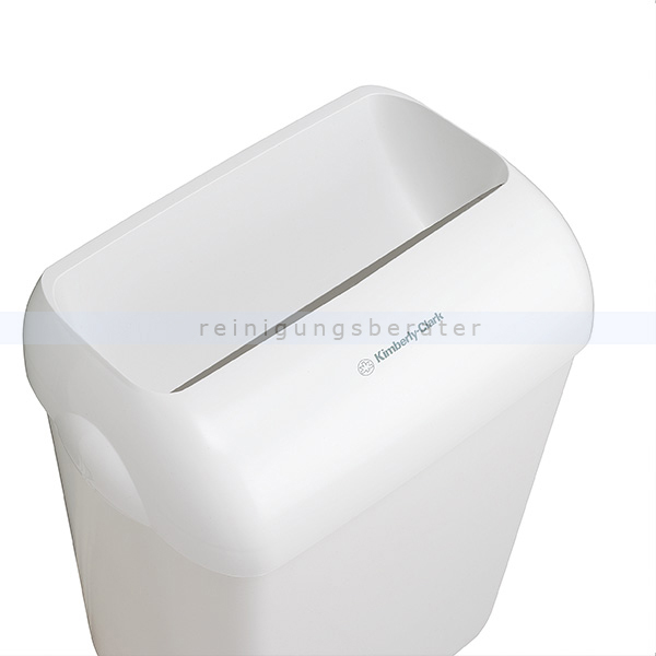 Schwingdeckeleimer Kimberly Clark AQUARIUS 43 L Weiß