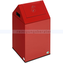 Schwingdeckeleimer VAR PWK 40 S feuerfest rot 40 L