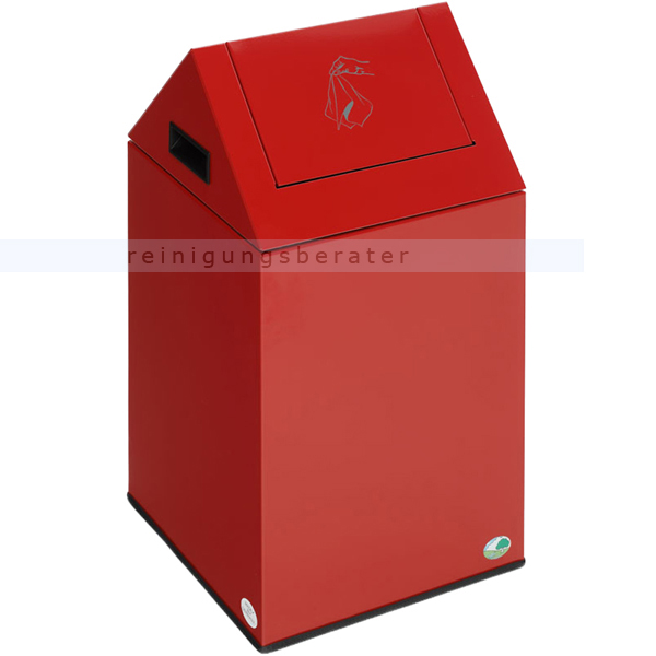 Schwingdeckeleimer VAR PWK 40 S feuerfest rot 40 L