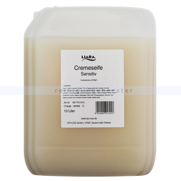 Seife LIARA Cremeseife Flüssigseife Sensitiv 10 L