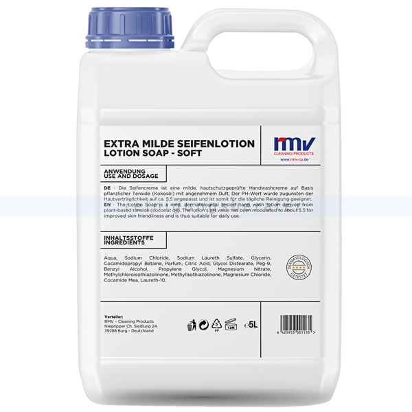 Seife RMV Seifencreme extra Mild 5 L